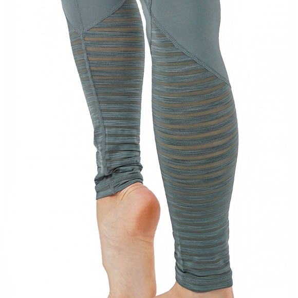 Yoga leggings sports pants burnout mesh - Picture 5 of 5